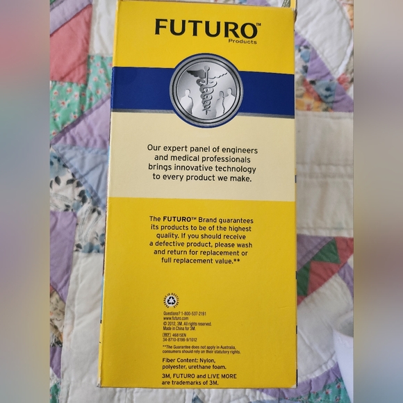 Stabilizing Back Support Back Support Cushion Pads Size S-M Futuro - Picture 6 of 12